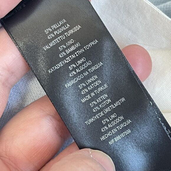 Ted Baker Men's Linen Cotton Knit Casual Shirt 3 / M Coastal Resort Summer - Picture 13 of 16